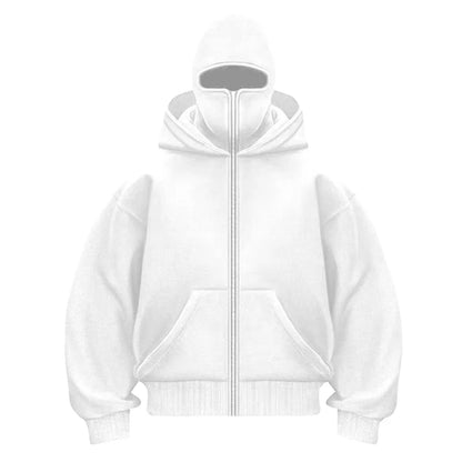 BLKOIR Zipped Hoodie.
