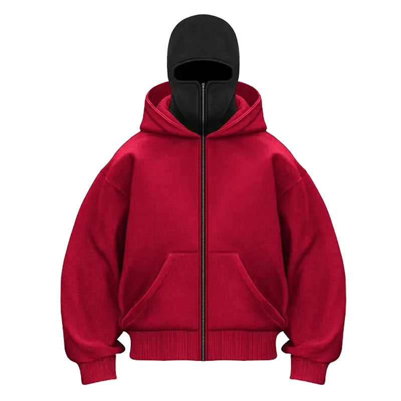BLKOIR Zipped Hoodie.
